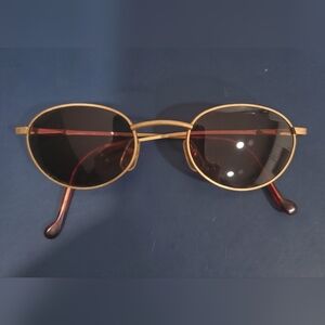 Fossil Vintage 1996 Brushed Gold Sunglasses